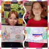 девочки участвуют в онлайн-выставке «Моя великая Россия»