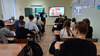 участники мероприятия проходят тестирование